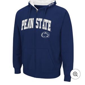 NWT Penn State Nittany Lions Colosseum Arch & Logo Full-Zip Hoodie - Navy Youth